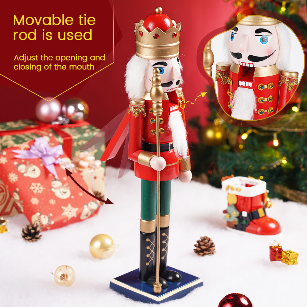 50CM Wooden Nutcracker Doll So - Nutcracker Figurine avis et prix