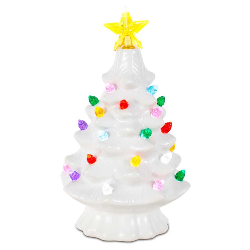 7 Inch Ceramic Christmas Villa - Star Tree Topper avis et prix
