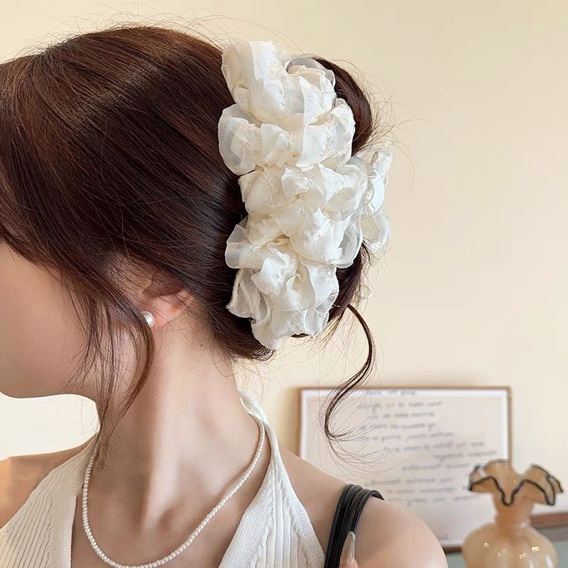 New Large Chiffon Bow Hair Cla - Ribbon Bow Gift avis et prix