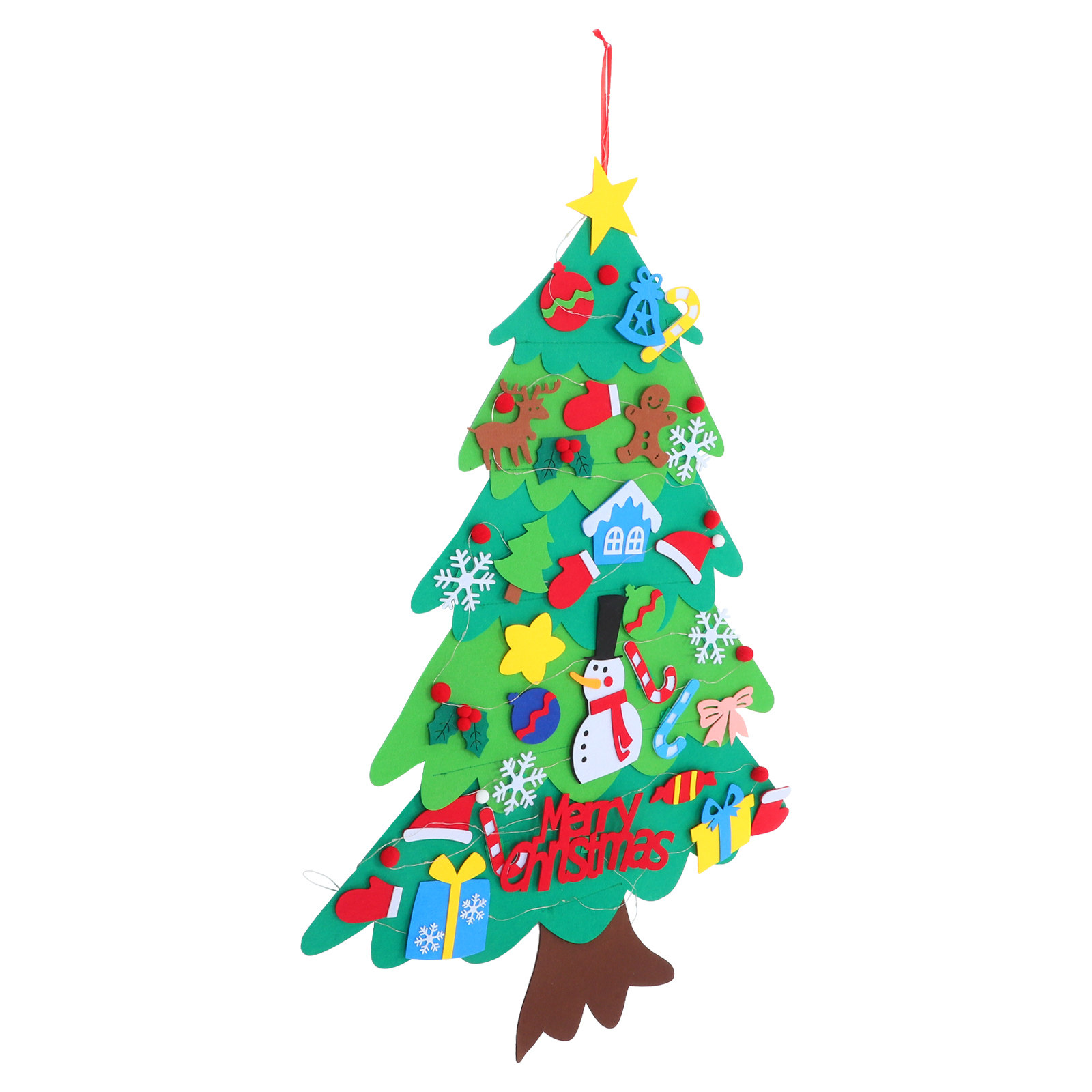 1Set Felt Christmas Tree Wall  - Christmas Stocking Hanging avis et prix