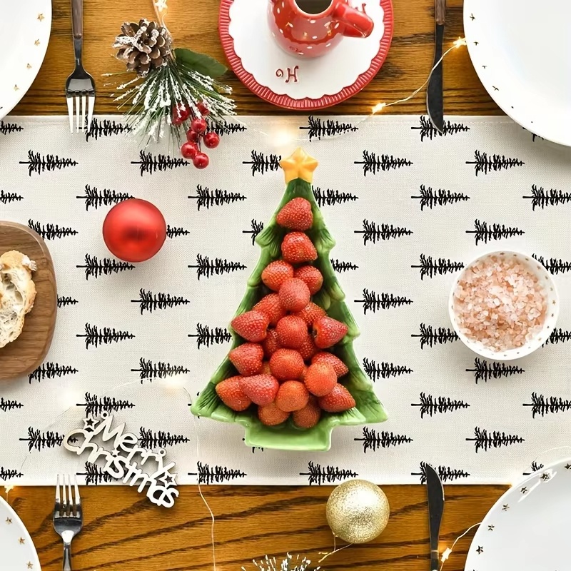 Minimalist Christmas Tree Tabl - Christmas Table Runner avis et prix