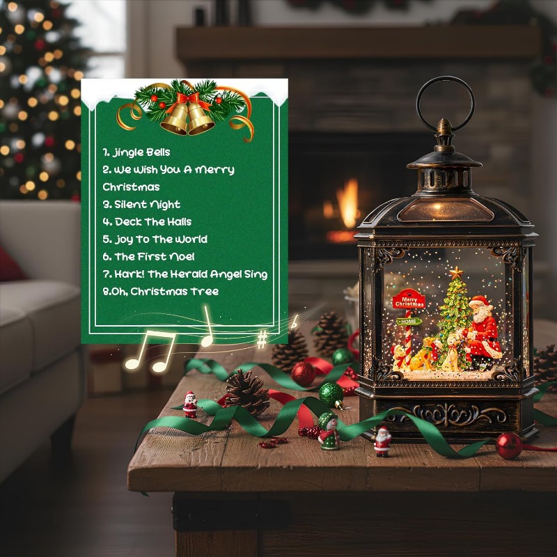 Christmas Snow Globe Lantern w - Snow Globe Musical avis et prix