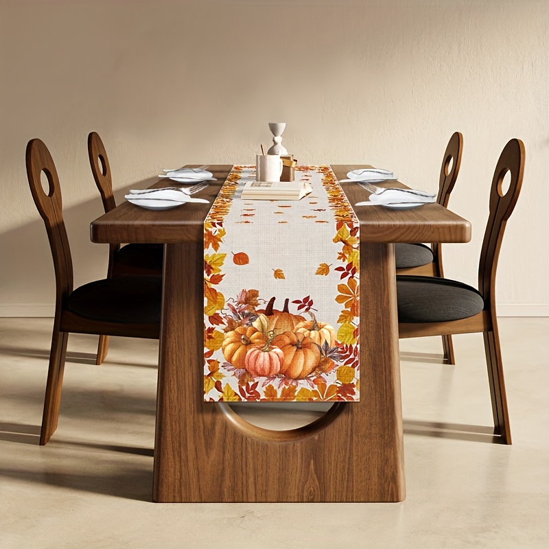 1pc Thanksgiving & Halloween T - Christmas Table Runner avis et prix