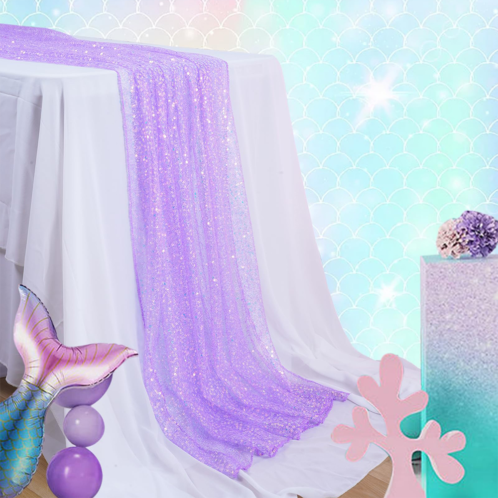 Mermaid Table Runner Iridescen - Christmas Table Runner avis et prix
