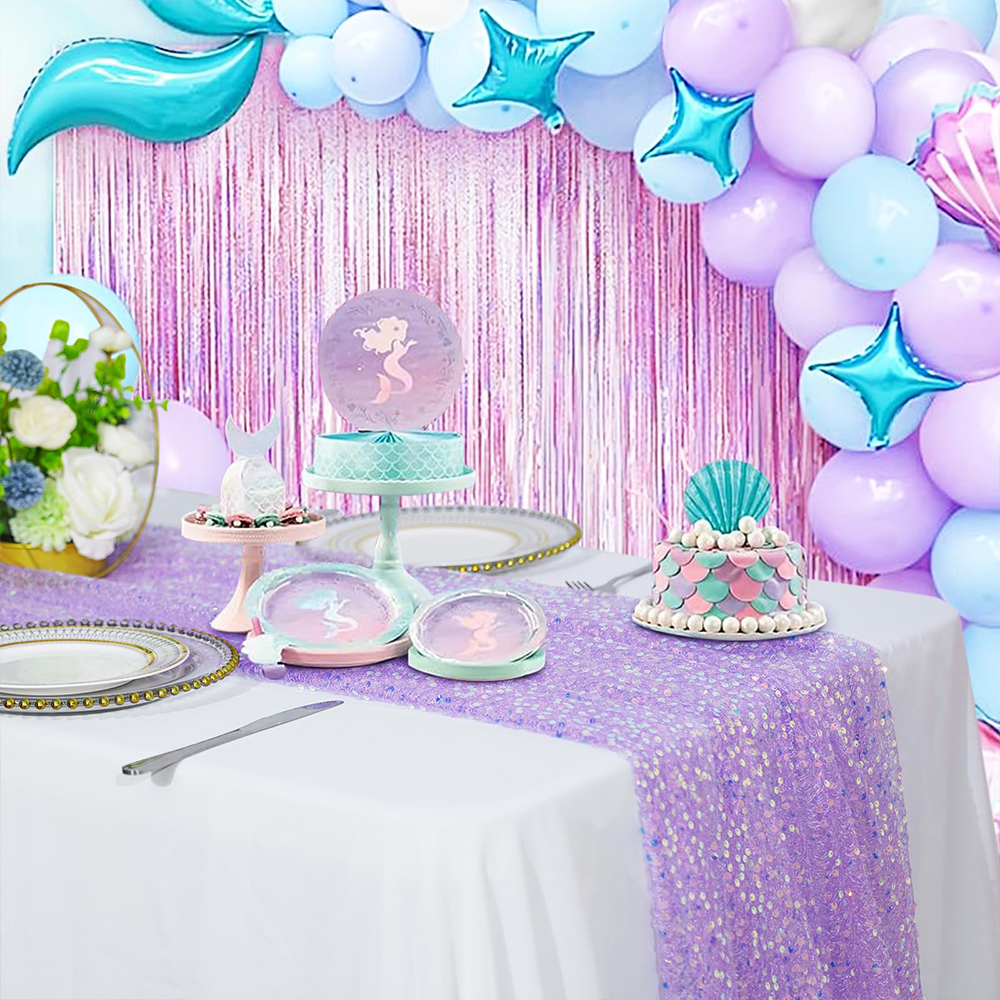 Mermaid Table Runner Iridescen - Christmas Table Runner avis et prix
