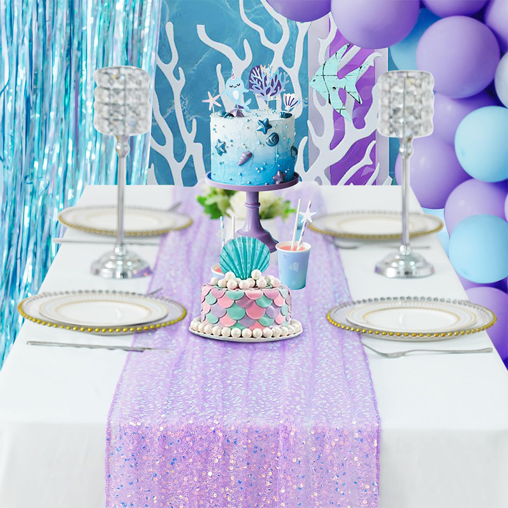 Mermaid Table Runner Iridescen - Christmas Table Runner avis et prix