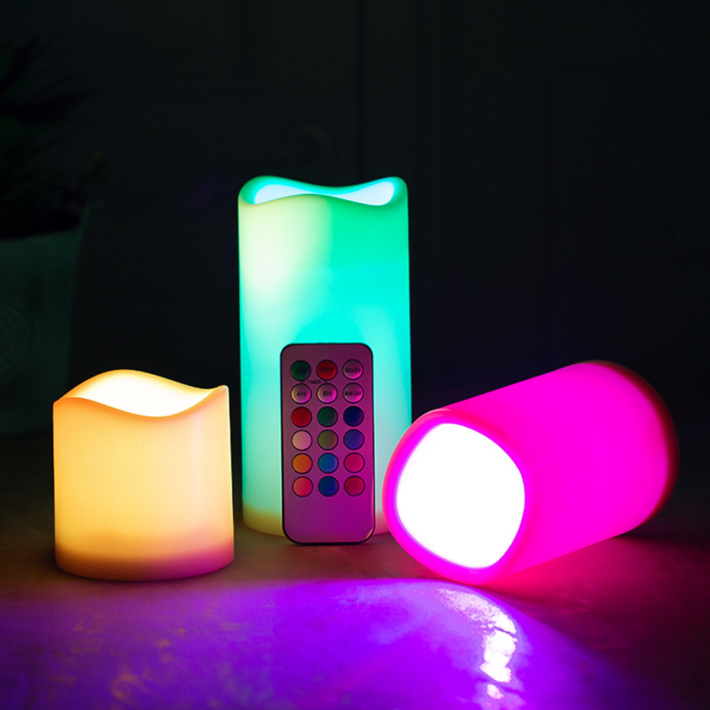 3pcs/ set LED Flameless Flicke - Holiday Candle Set avis et prix