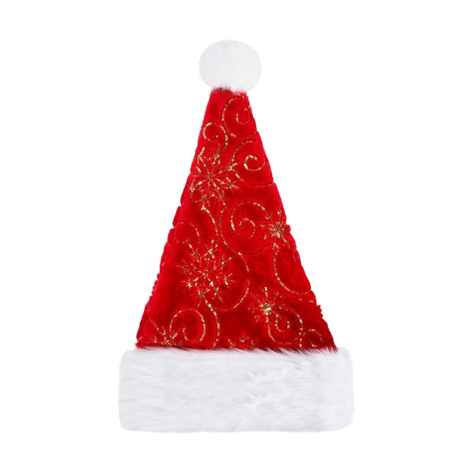 Plush Christmas Hat Portable W - Santa Hat Plush avis et prix