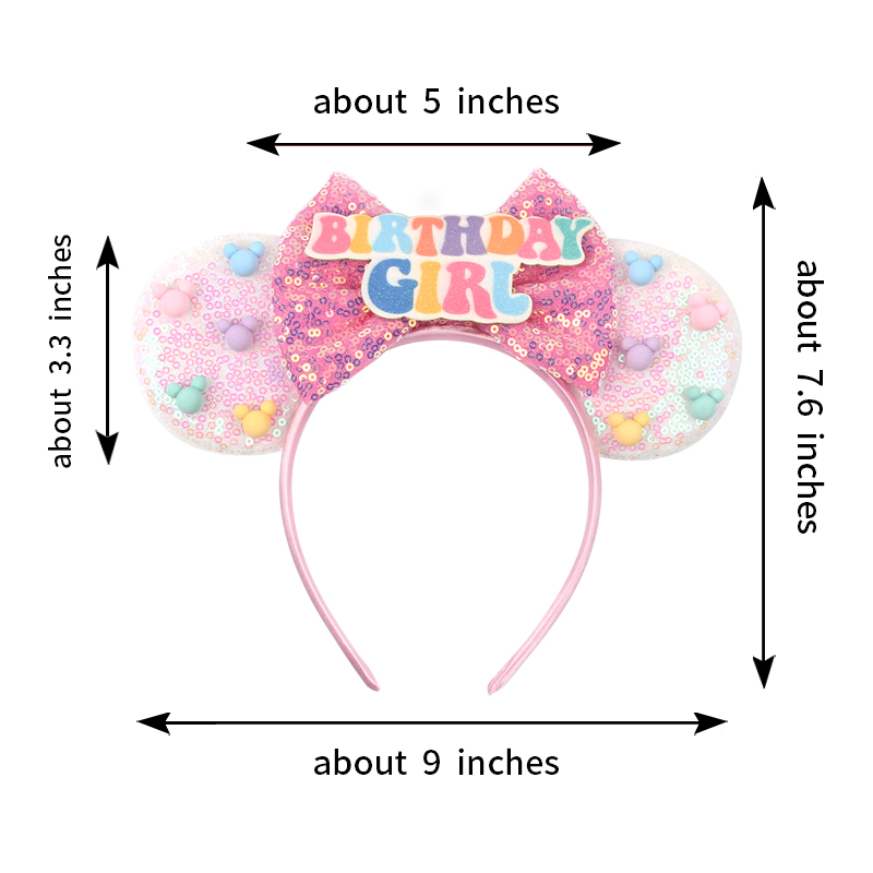 Girls Happy Birthday Minnie Mo - Ribbon Bow Gift avis et prix