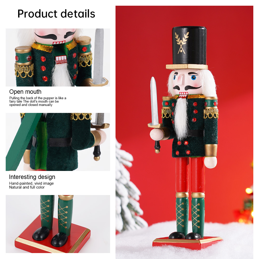 30cm Christmas Nutcracker Wood - Nutcracker Figurine avis et prix