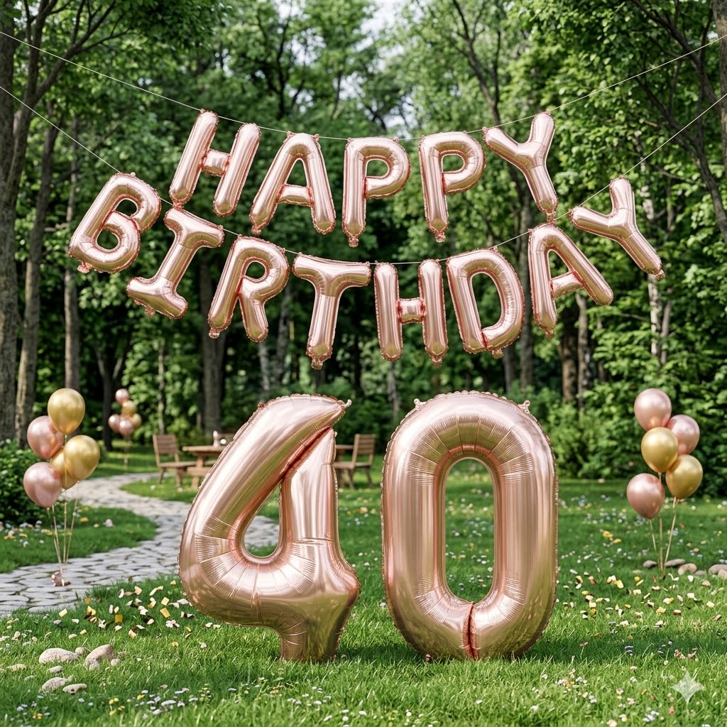 Happy Birthday 32Inch Number F - Tinsel Garland Decoration avis et prix