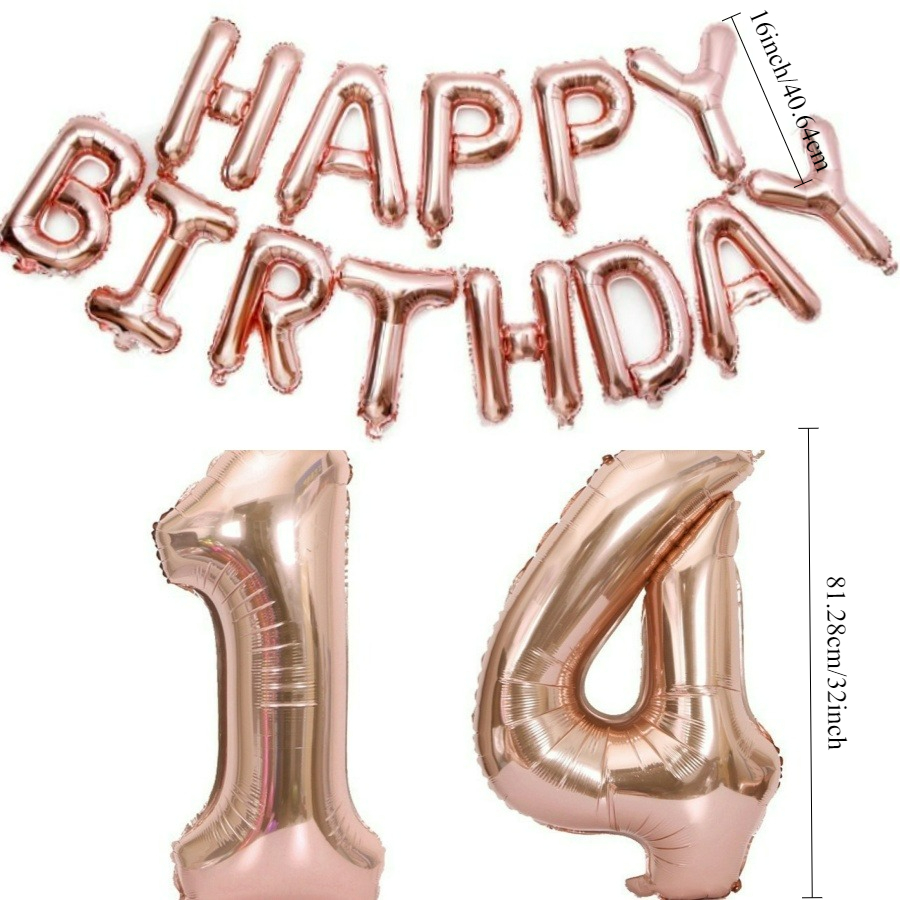 Happy Birthday 32Inch Number F - Tinsel Garland Decoration avis et prix