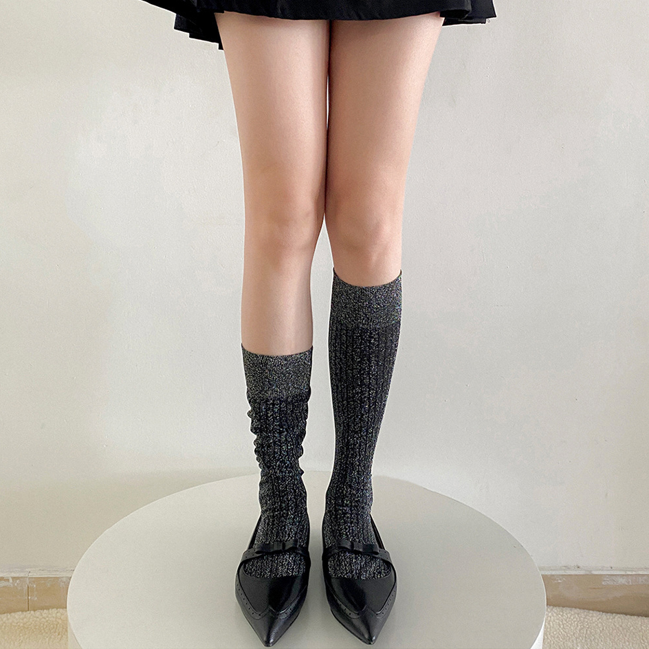 Glitter Long Socks For Women F - Christmas Stocking Hanging avis et prix