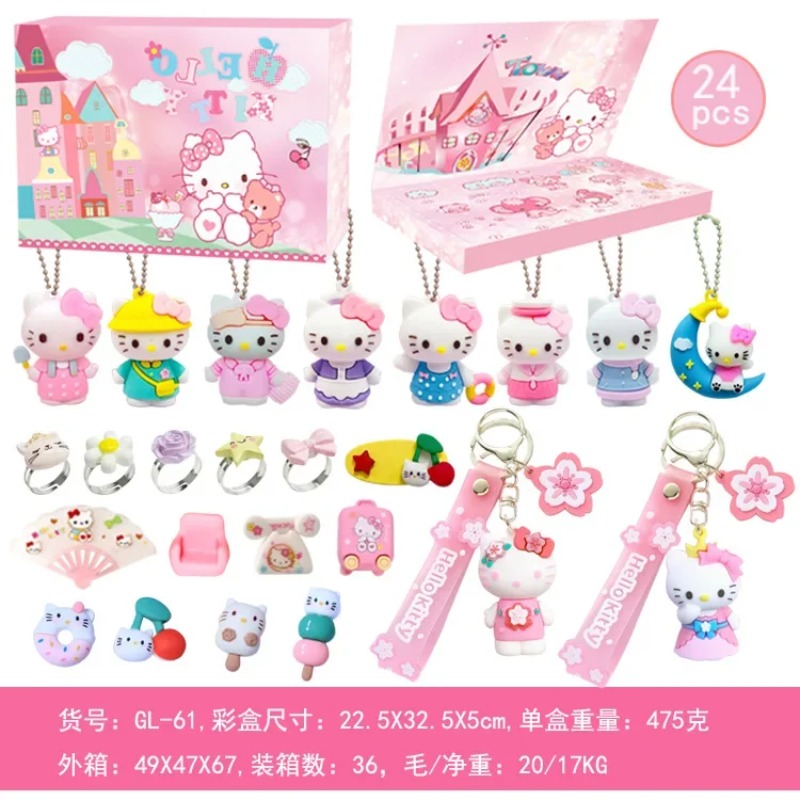 24pcs Cartoon Sanrios Anime He - Advent Calendar Gift avis et prix
