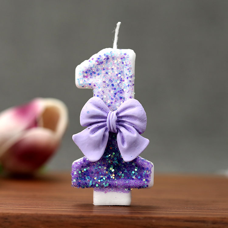 Creative Glitter Gradual Purpl - Holiday Candle Set avis et prix