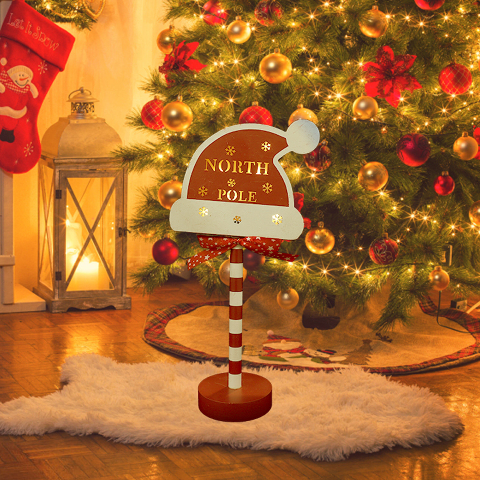 Exquisite Wooden Christmas Hat - Christmas Lights Outdoor avis et prix