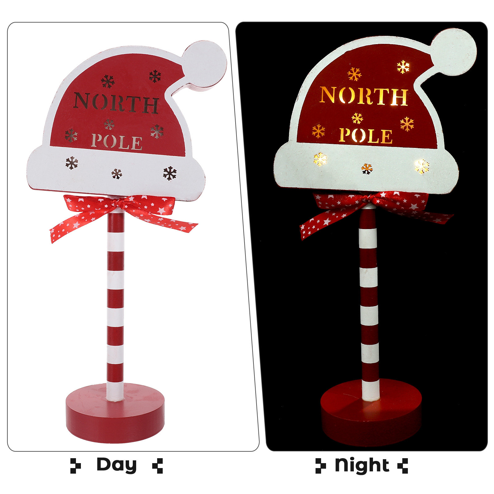Exquisite Wooden Christmas Hat - Christmas Lights Outdoor avis et prix