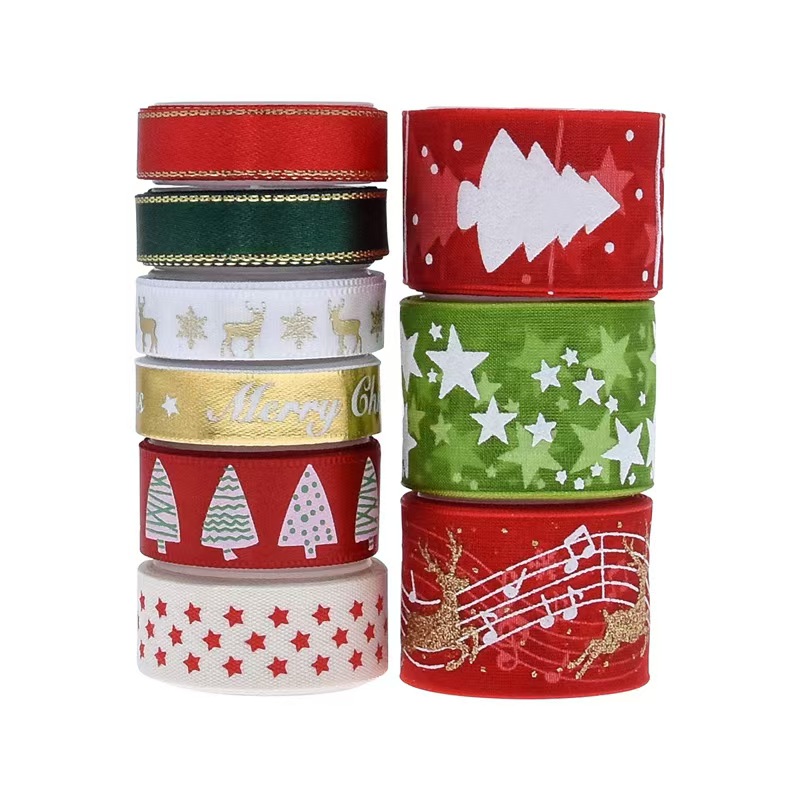9pcs Christmas Ribbons Set Fes - Gift Box Wrap Set avis et prix