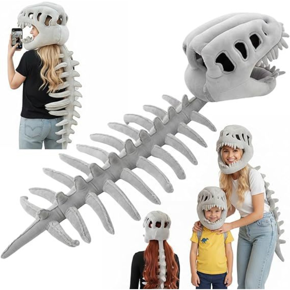 An interesting dinosaur skull  - Santa Hat Plush avis et prix
