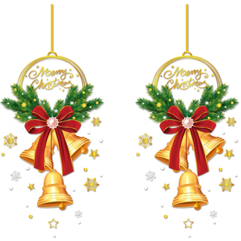 Gold Christmas Tree Snowflake  - Snowflake Window Decal avis et prix