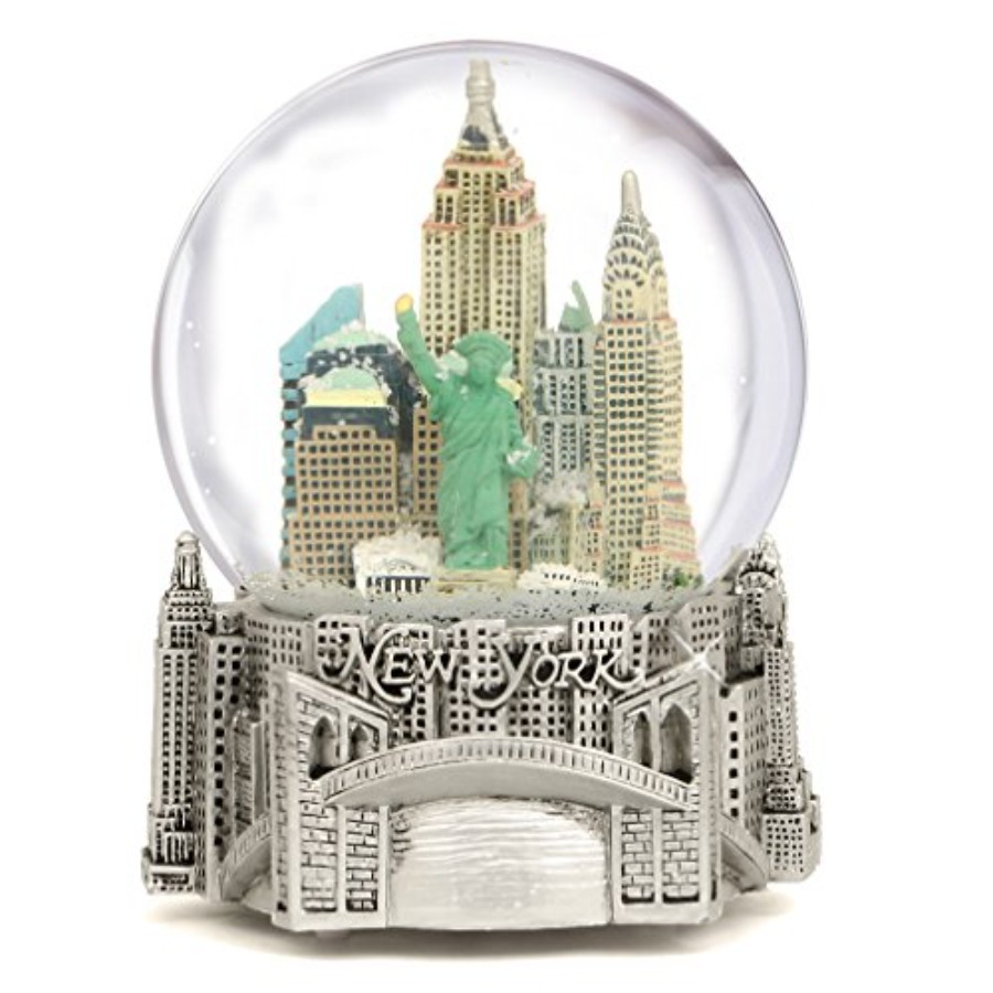 Silver Musical New York City S - Snow Globe Musical avis et prix