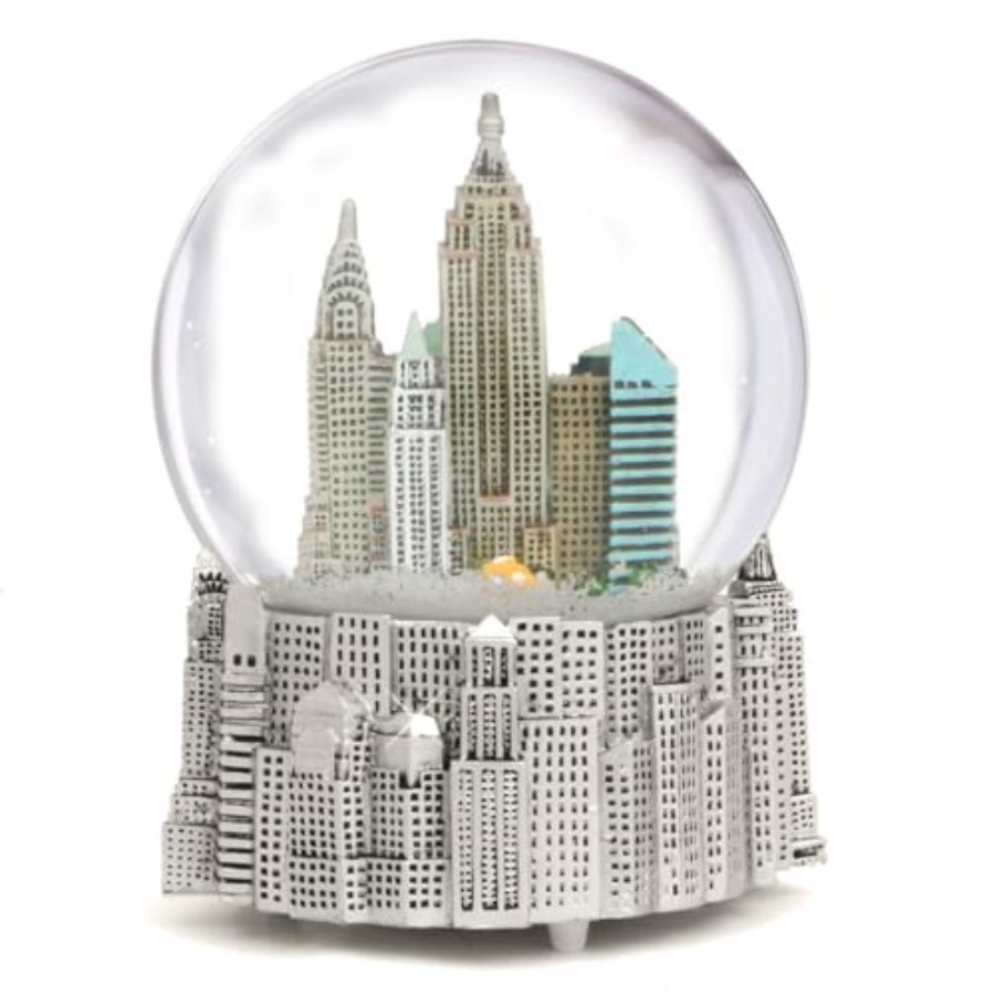 Silver Musical New York City S - Snow Globe Musical avis et prix