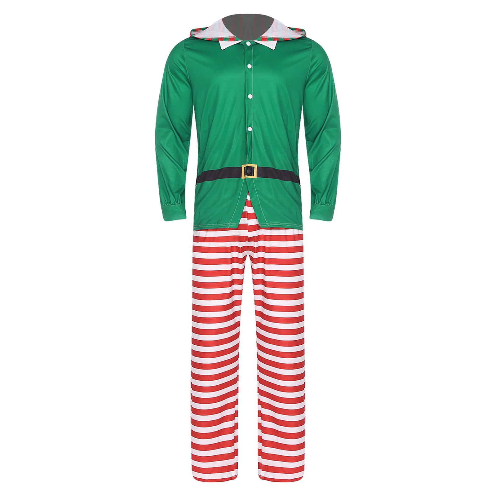 Mens Christmas Elf Pajamas Par - Elf Costume Christmas avis et prix