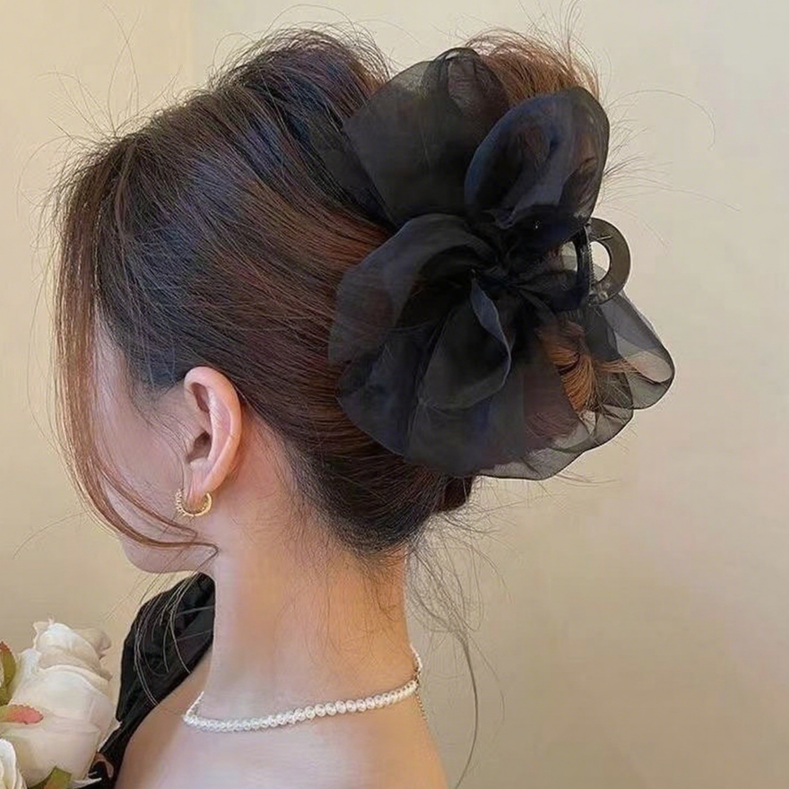 1PCFashion Mesh Tulle Large Bo - Ribbon Bow Gift avis et prix