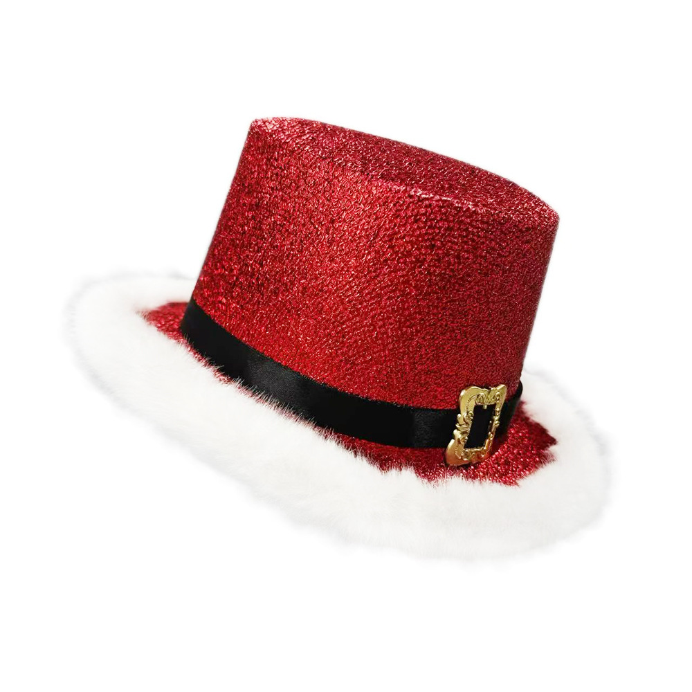 Santa Claus Cap  Shiny Glitter - Santa Hat Plush avis et prix