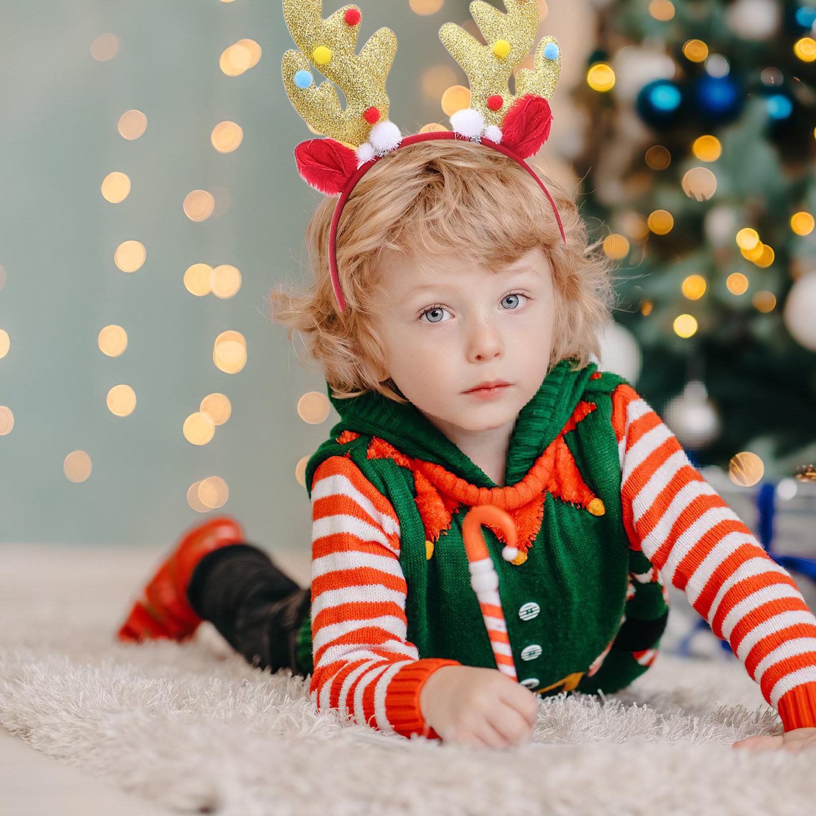 2Pcs Christmas Deer Antlers He - Reindeer Antlers Headband avis et prix