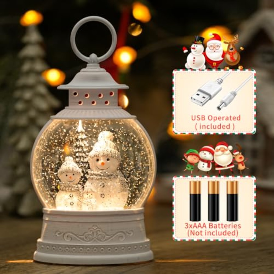 Christmas Snow Globe Lantern M - Snow Globe Musical avis et prix