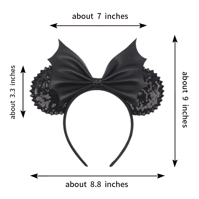 NEW Halloween Mouse Ears Headb - Ribbon Bow Gift avis et prix