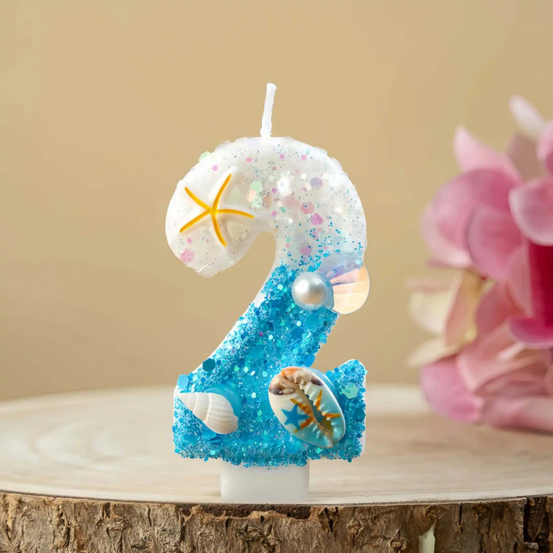 Shell-shaped Starfish Digital  - Holiday Candle Set avis et prix