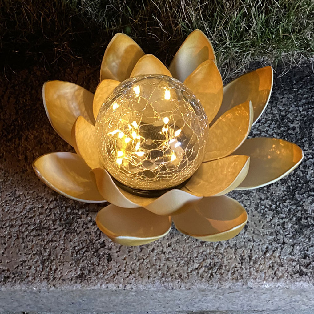 Lotus Shaped Garden Solar Ligh - Christmas Lights Outdoor avis et prix