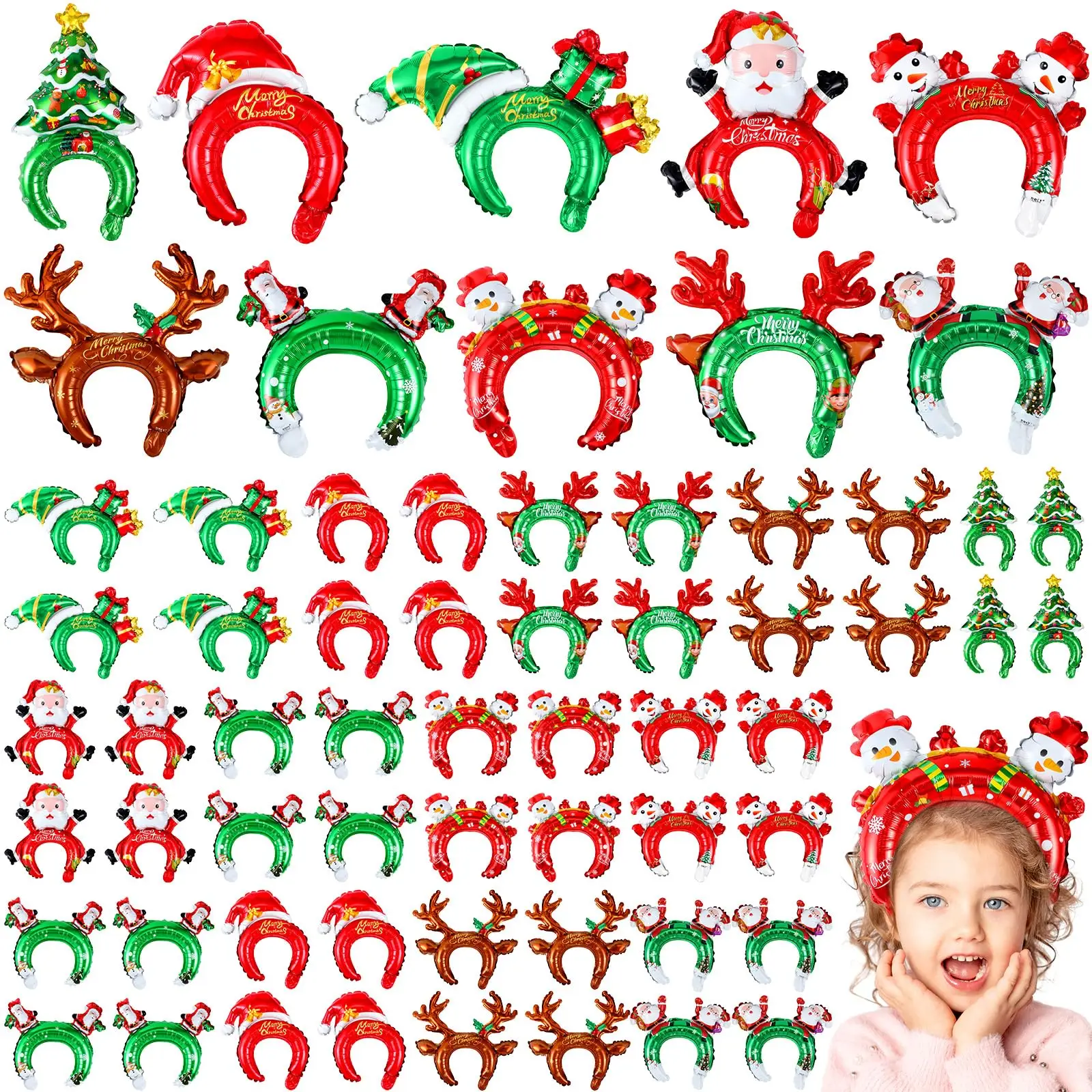 Christmas Inflatable Headbands - Reindeer Antlers Headband avis et prix