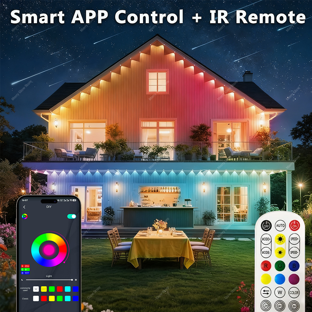 Permanent Outdoor Eave Lights  - Led Fairy String Lights avis et prix