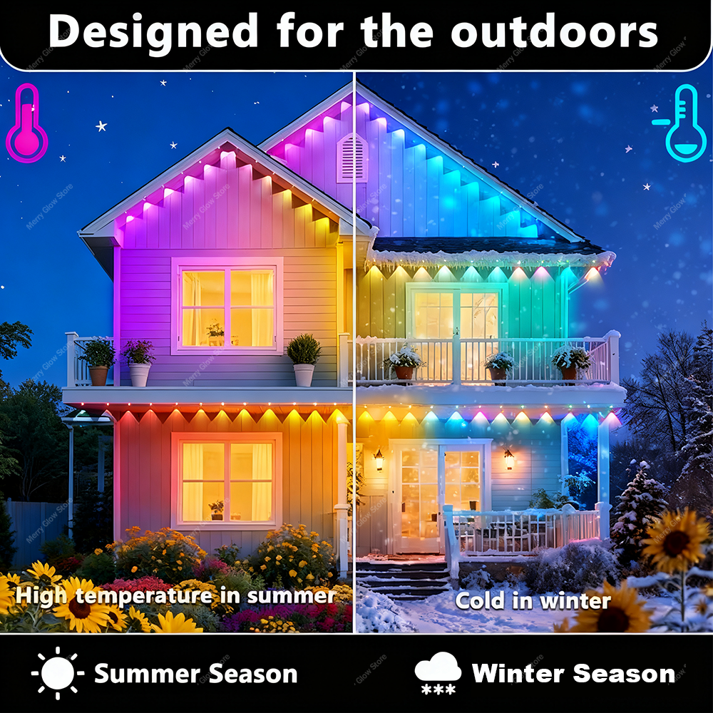 Permanent Outdoor Eave Lights  - Led Fairy String Lights avis et prix