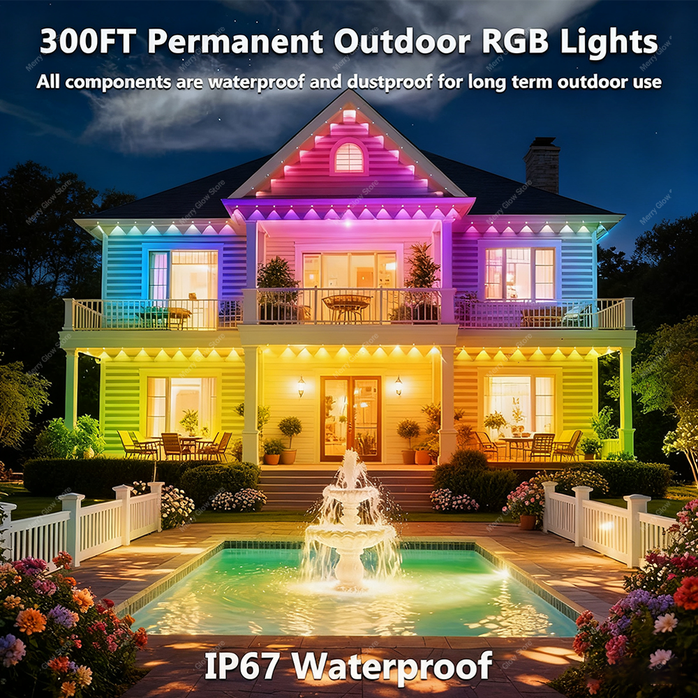 Permanent Outdoor Eave Lights  - Led Fairy String Lights avis et prix