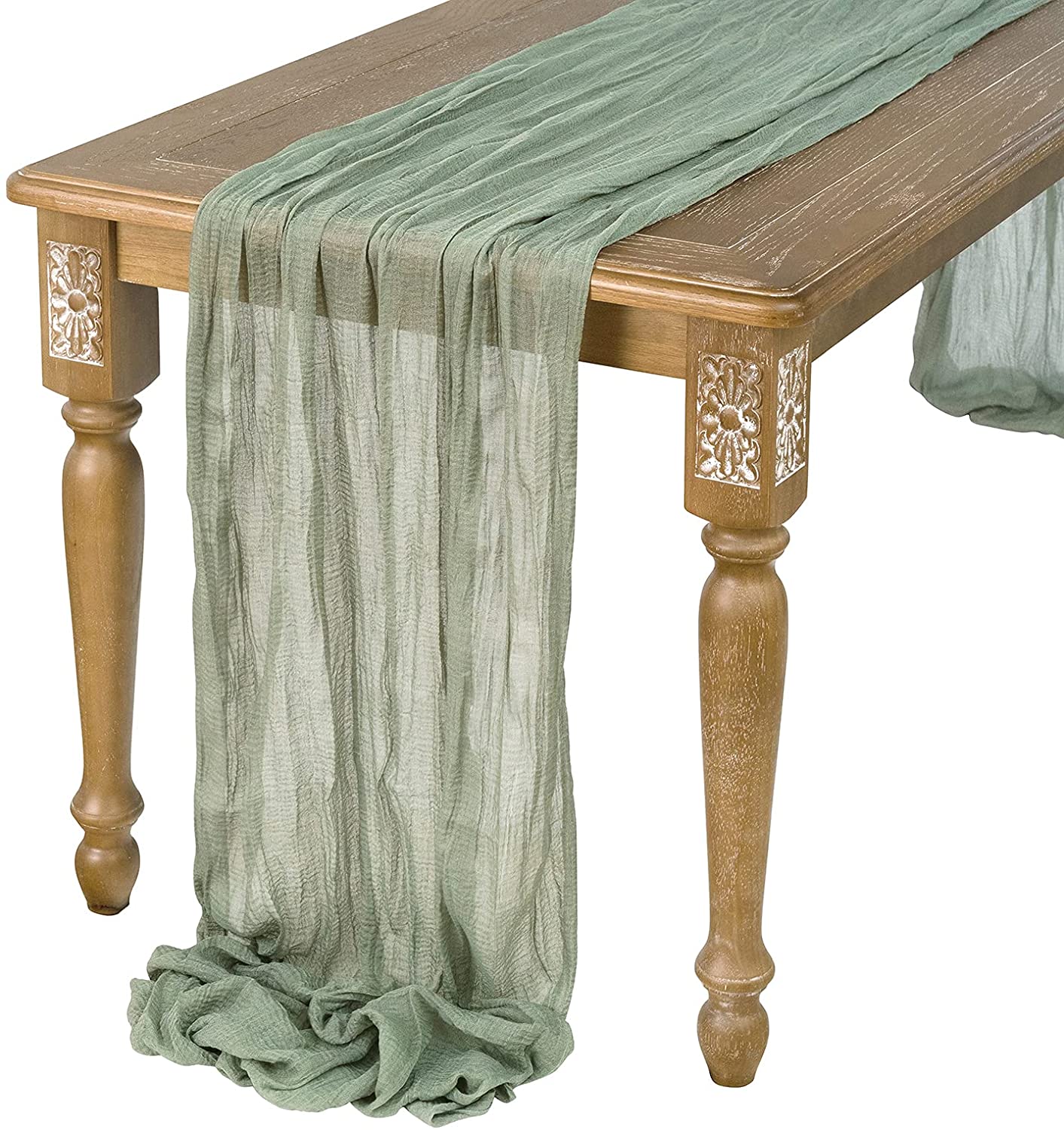 Semi-Sheer Gauze Wedding Party - Christmas Table Runner avis et prix