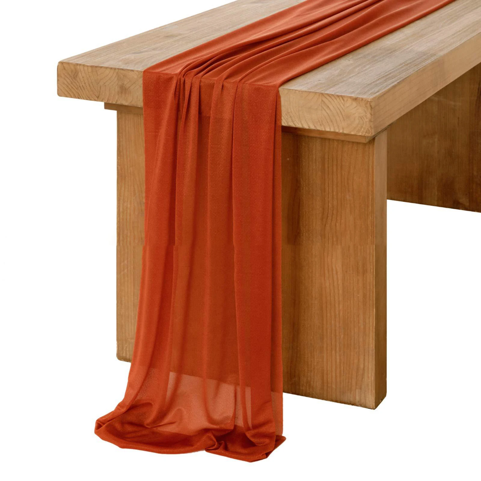 Chiffon White Table Runner Tab - Christmas Table Runner avis et prix