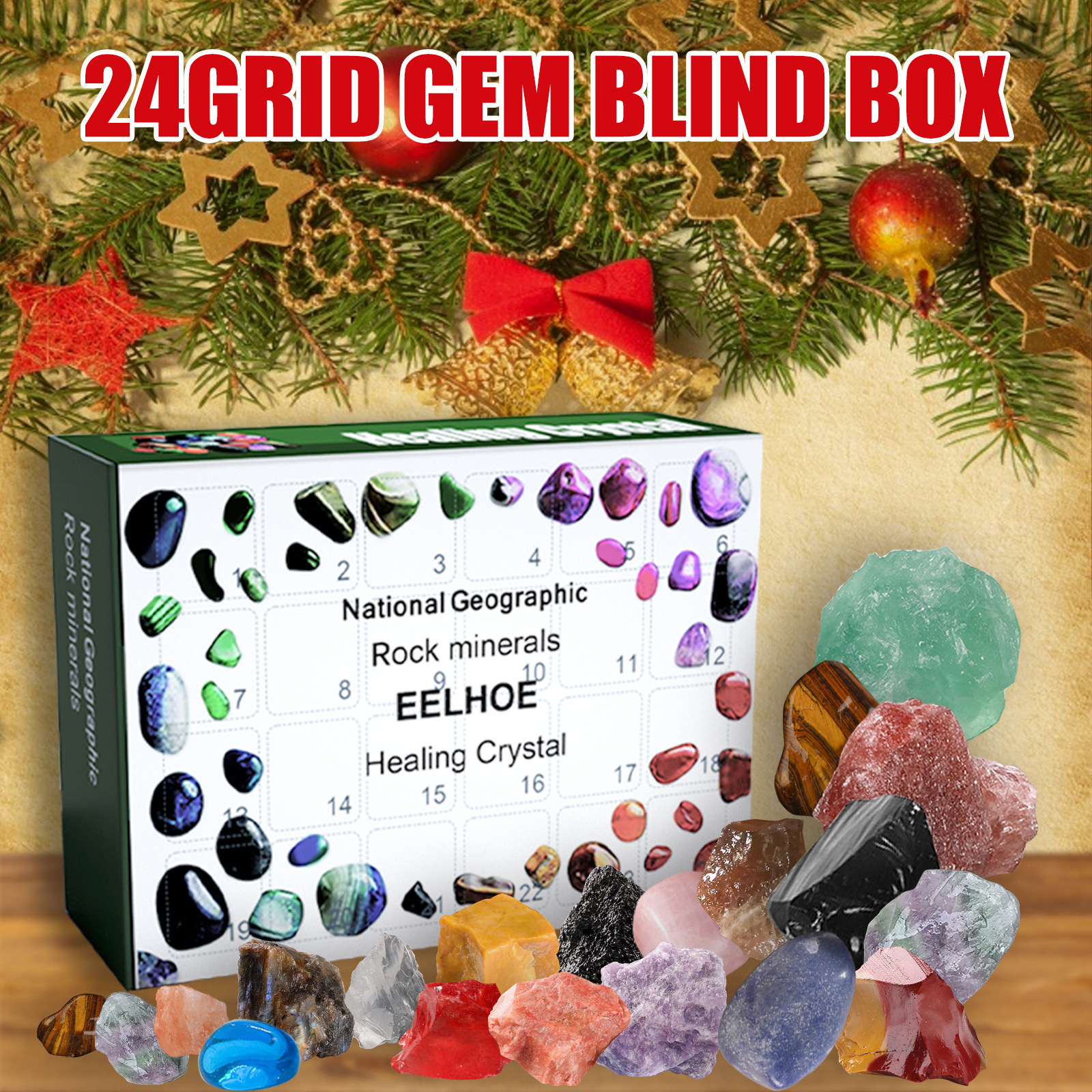 24 Day Stone Advent Calendar R - Advent Calendar Gift avis et prix