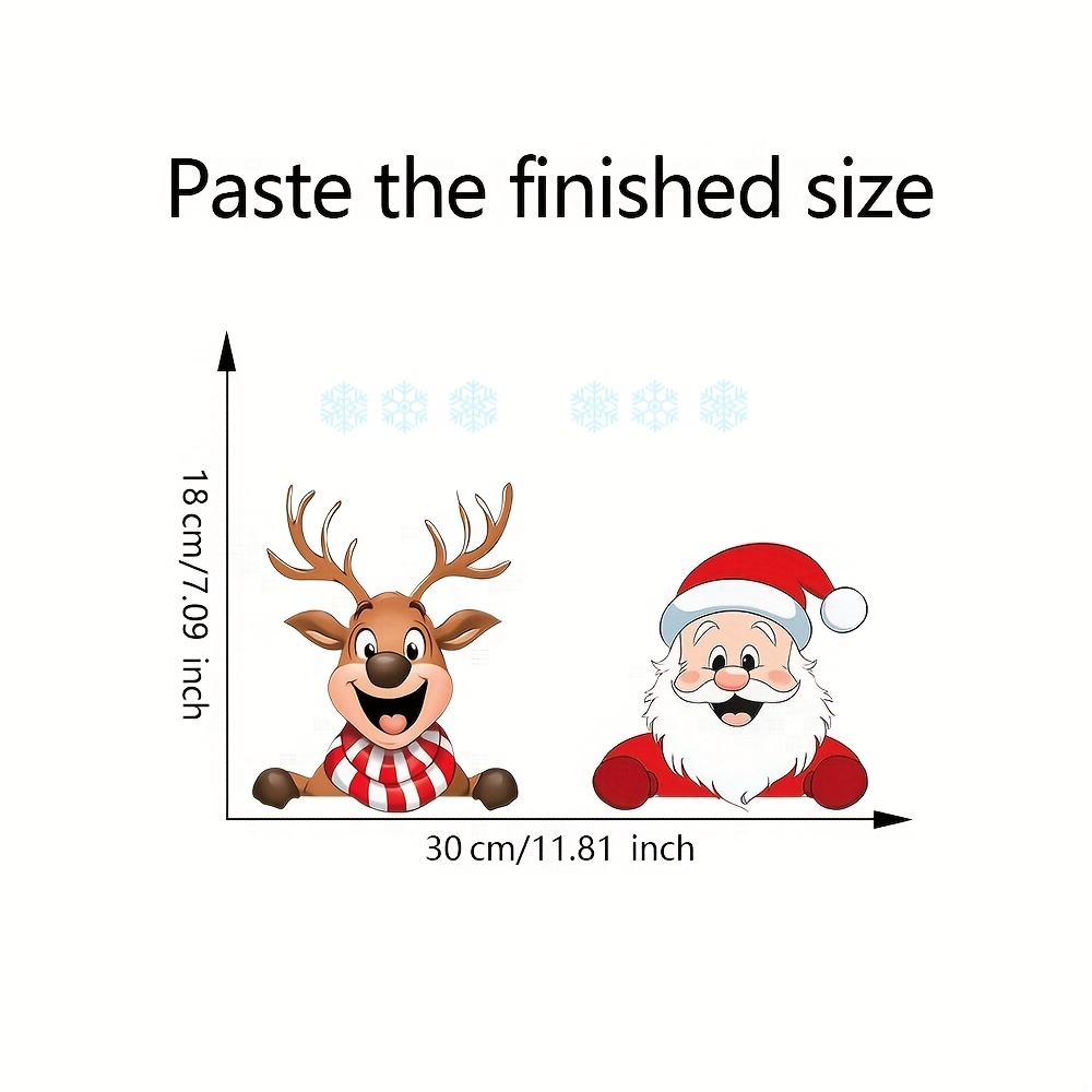 Festive Christmas Window Stick - Snowflake Window Decal avis et prix