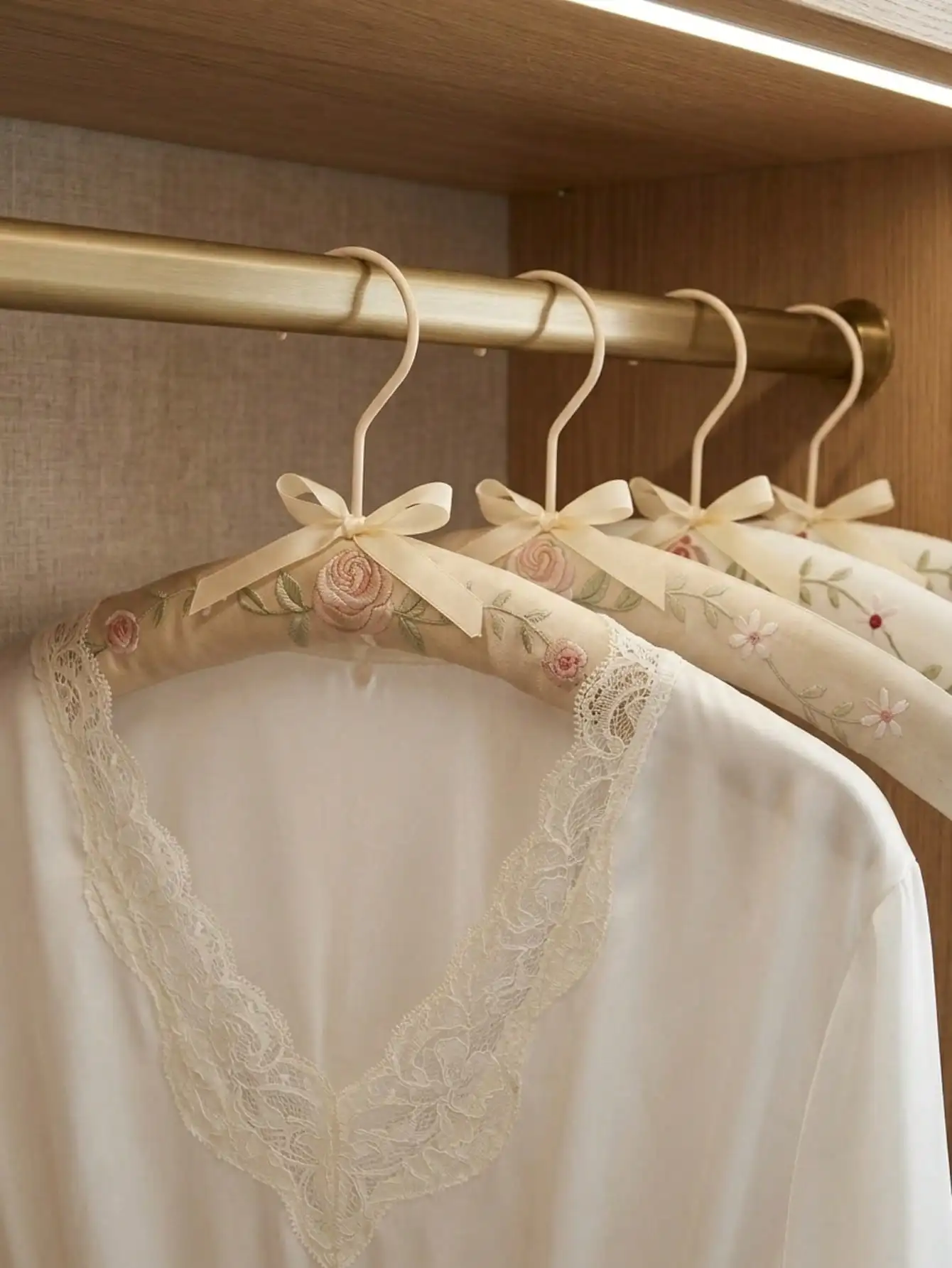Embroidery-Covered Hanging Rac - Ribbon Bow Gift avis et prix