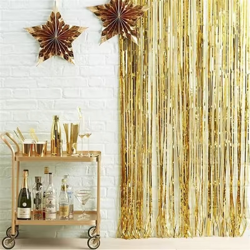 1/2/3Pack Glitter Party Backdr - Tinsel Garland Decoration avis et prix