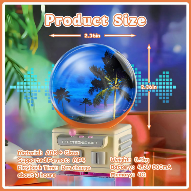 New Crystal Ball Decorative Ba - Snow Globe Musical avis et prix