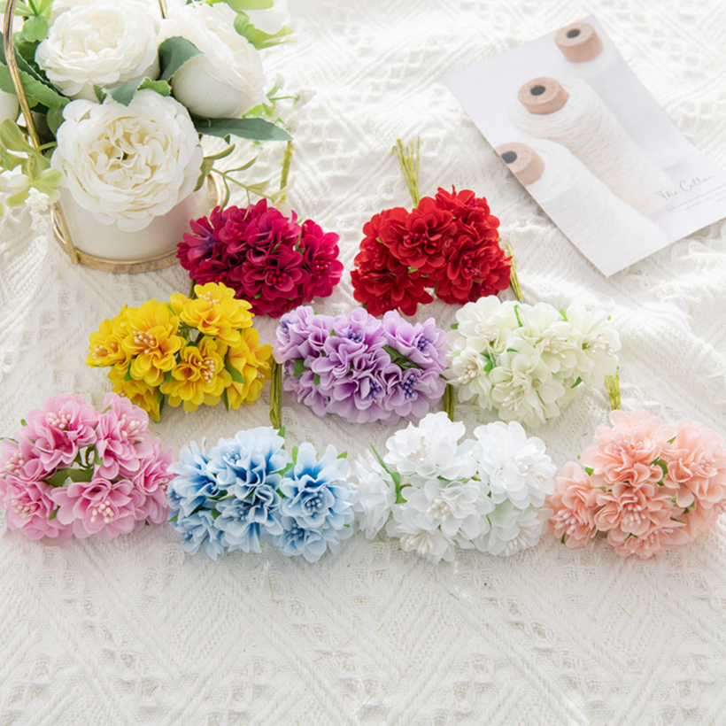 18Pcs Artificial Flowers Stame - Christmas Wreath Fake avis et prix