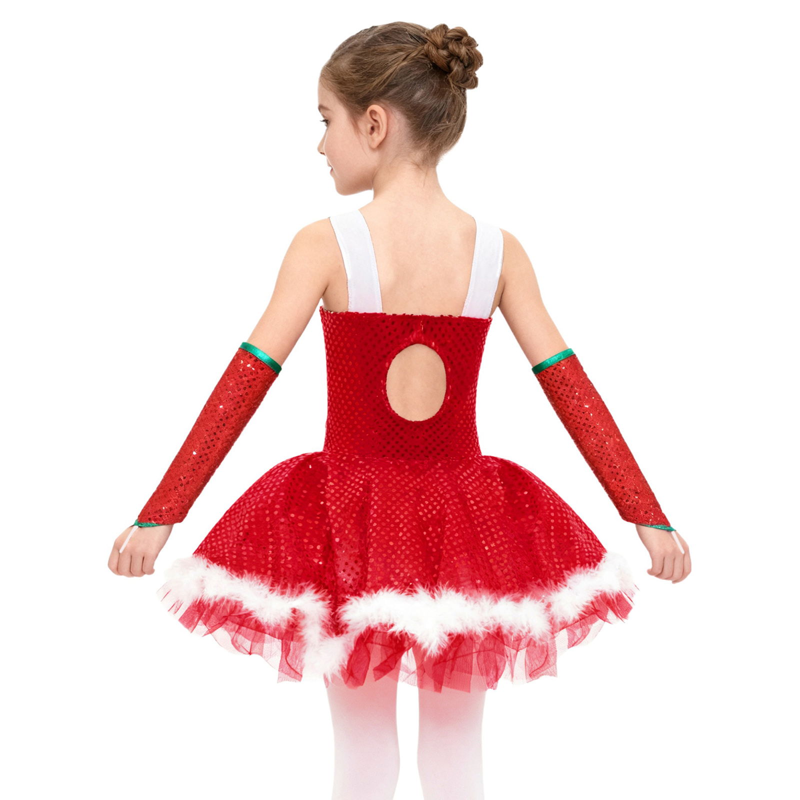 Kids Girls Christmas Figure Sk - Elf Costume Christmas avis et prix