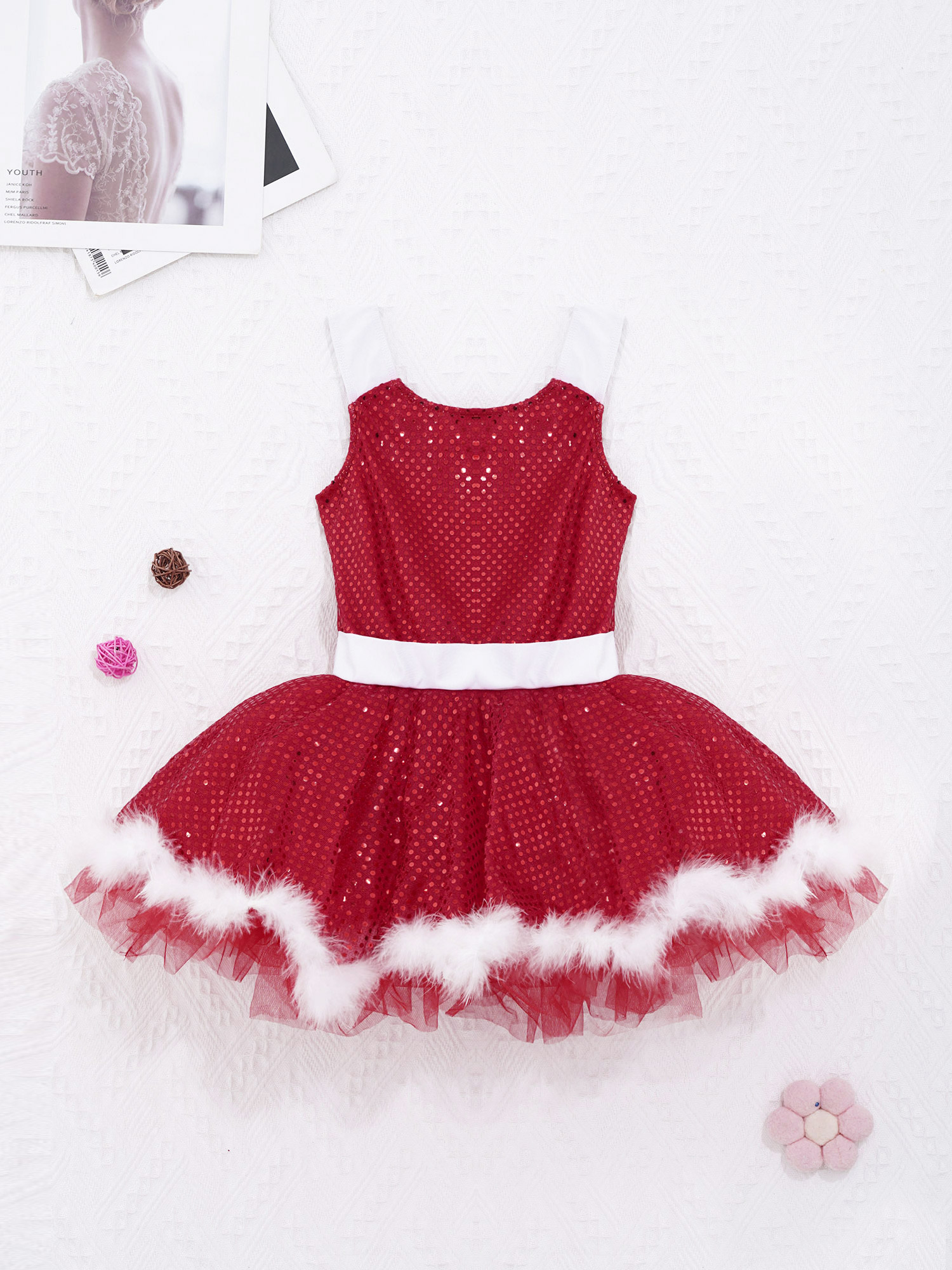Kids Girls Christmas Figure Sk - Elf Costume Christmas avis et prix