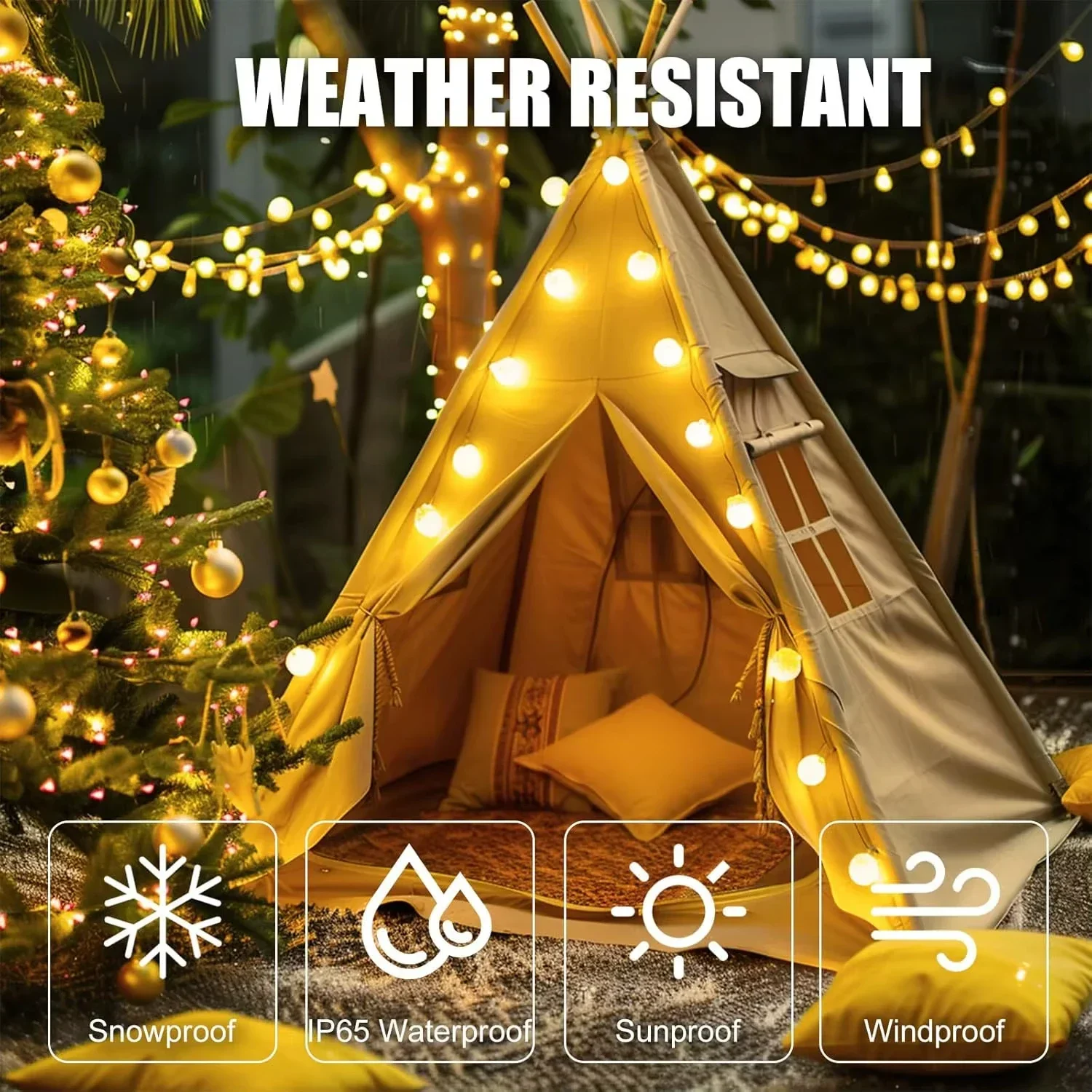 USB LED Ball String Lights 6M  - Led Fairy String Lights avis et prix