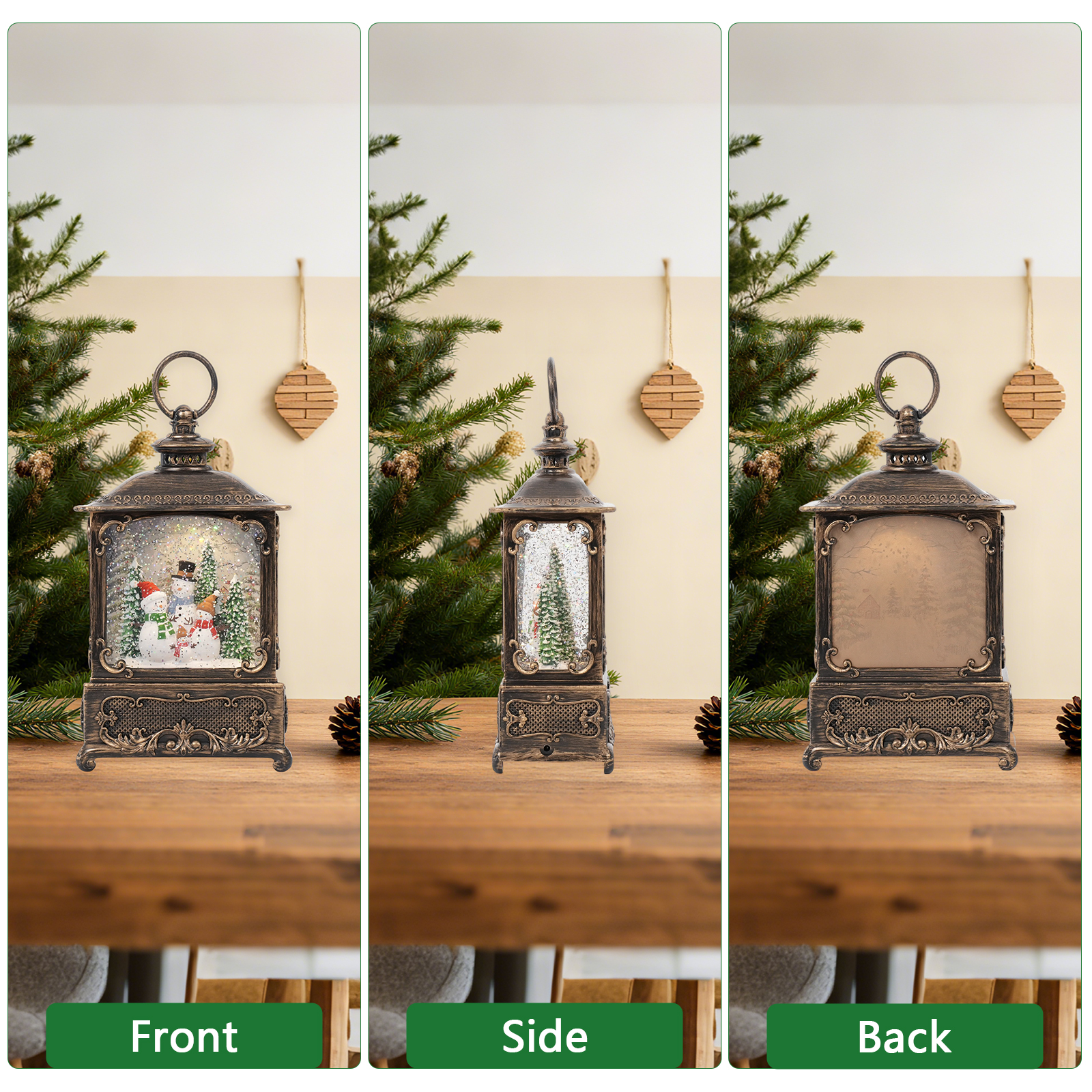Music Snow Globe Lantern with  - Snow Globe Musical avis et prix